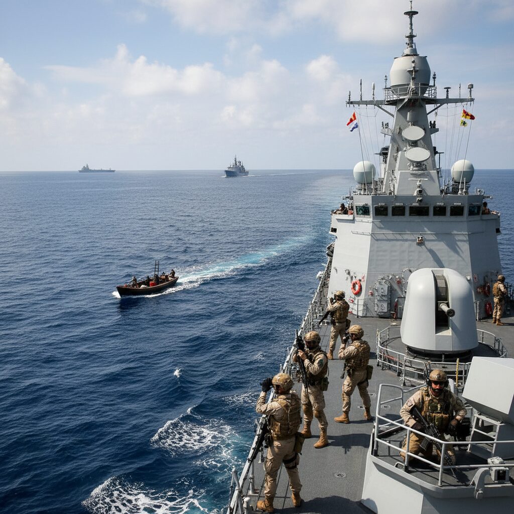 découvrez un aperçu détaillé des opérations menées entre 2008 et 2016 pour lutter contre la piraterie maritime, analysant stratégies, résultats et enjeux sécuritaires.