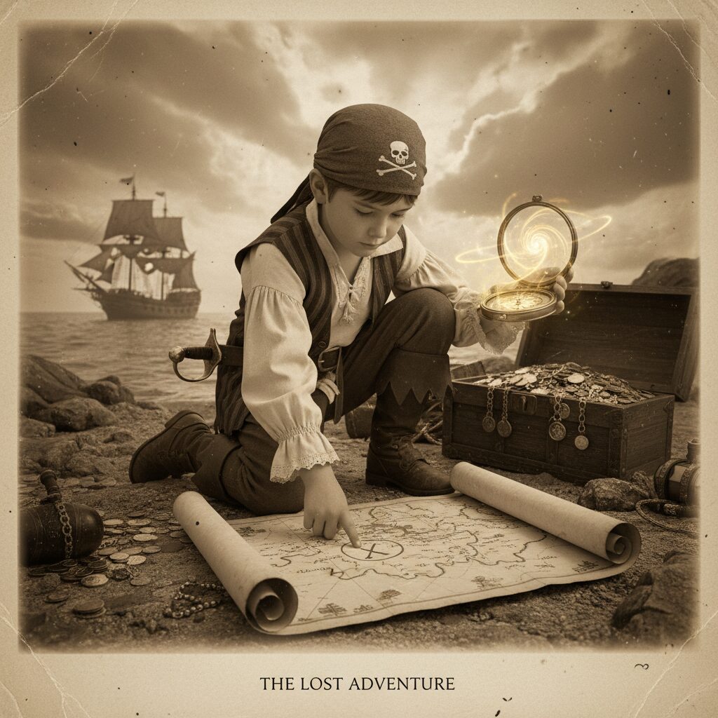 rejoins léo le pirate dans une aventure passionnante pour découvrir comment trouver la boussole magique et naviguer vers des trésors cachés.