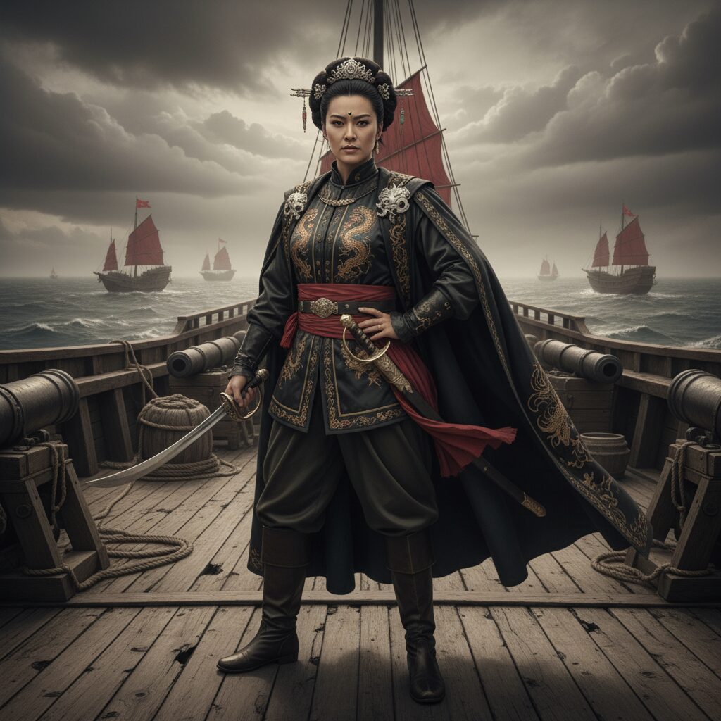 découvrez l'histoire fascinante de ching shih, la redoutable impératrice corsaire de la mer de chine, qui a dominé les mers au 19ème siècle avec une flotte puissante et une stratégie exceptionnelle.