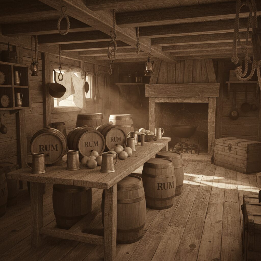 découvrez comment les pirates préparaient leur ration de grog, la boisson emblématique des flibustiers, mélangeant rhum, eau, sucre et épices pour affronter les mers.