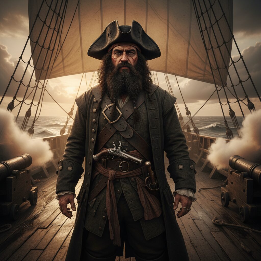 découvrez l'histoire captivante d'edward teach, alias barbe noire, et ses exploits maritimes légendaires qui ont marqué la piraterie du xviie siècle.