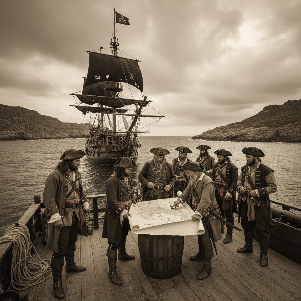 analyse approfondie de la représentation de la piraterie dans la série black sails, explorant les aspects historiques, les personnages et les intrigues maritimes.