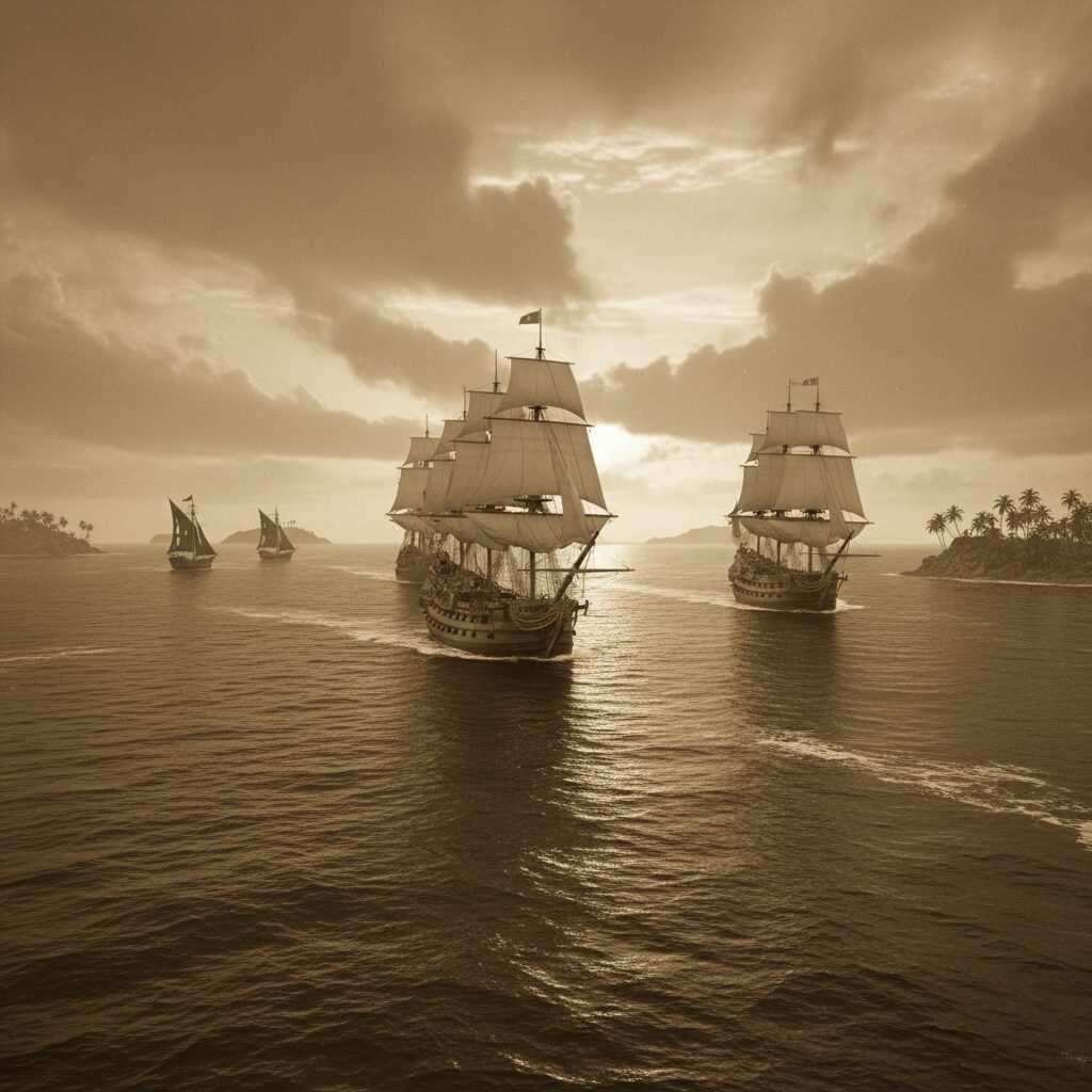 découvrez les stratégies commerciales et les dangers de la piraterie sur la route maritime des indes orientales au xviiie siècle, une période clé pour le commerce mondial.