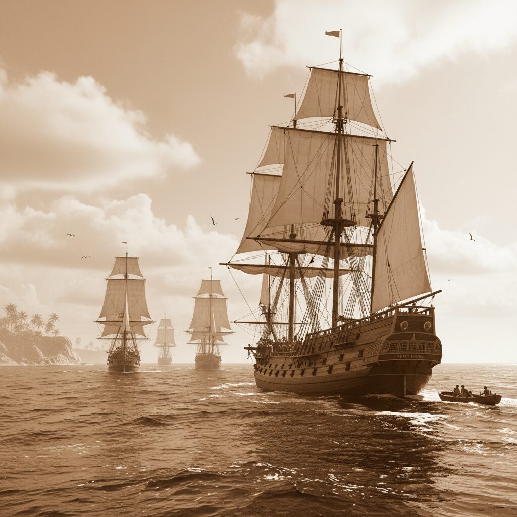 explorez les stratégies commerciales et les risques de piraterie qui ont marqué la route maritime des indes orientales au xviiie siècle, une époque clé pour le commerce mondial.