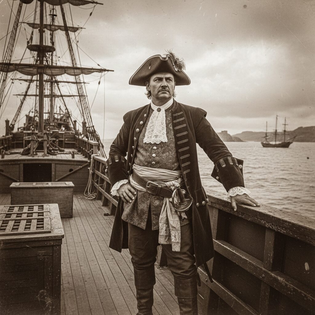 découvrez le portrait captivant de renaud de guerre, corsaire audacieux engagé au service de la couronne, entre aventure et stratégie maritime.