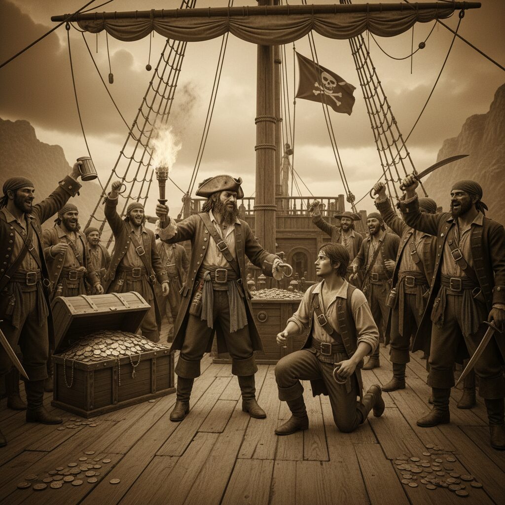 découvrez le rituel d’accueil des recrues dans un équipage pirate, une tradition pleine d’aventures, de défis et de fraternité pour intégrer les nouveaux membres à bord.