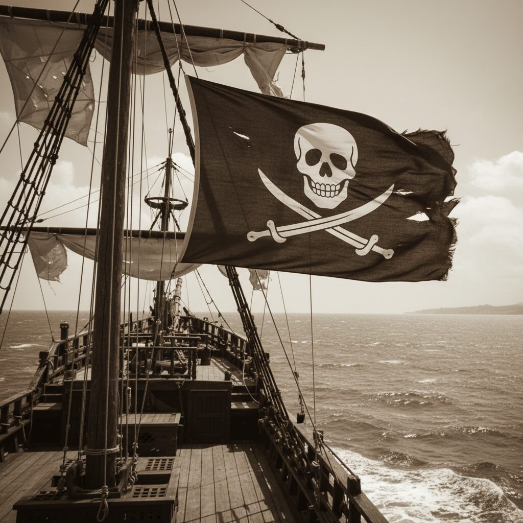 découvrez la signification historique et l'utilisation du pavillon noir dans la piraterie, symbole emblématique des pirates et de leurs légendes en haute mer.