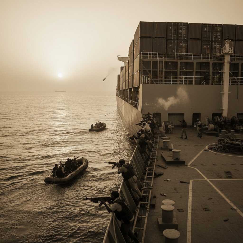 découvrez une analyse détaillée de la piraterie dans le golfe d’adén, avec un focus sur la prise d’otages du navire mv fortuna, ses enjeux, et les mesures de sécurité mises en place.