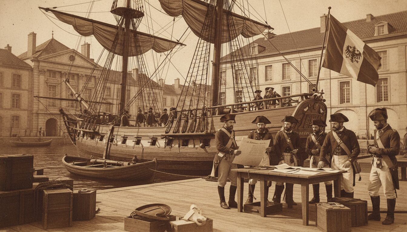 découvrez comment la législation française régulait l'activité de corsaire de pierre-alexandre leclerc, explorant les lois, droits et obligations qui encadraient ses missions en mer.