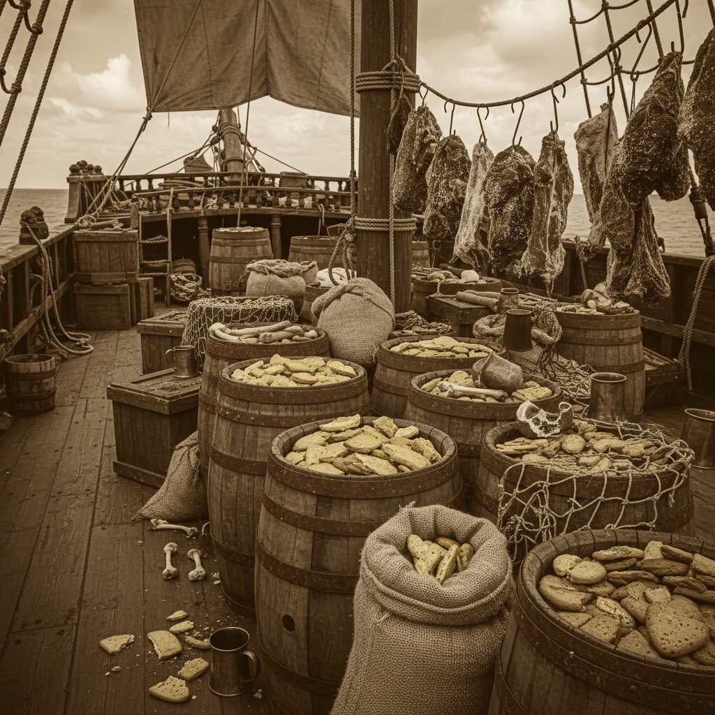 découvrez les méthodes ingénieuses utilisées par les pirates pour conserver les aliments en mer et survivre lors de leurs longues traversées.