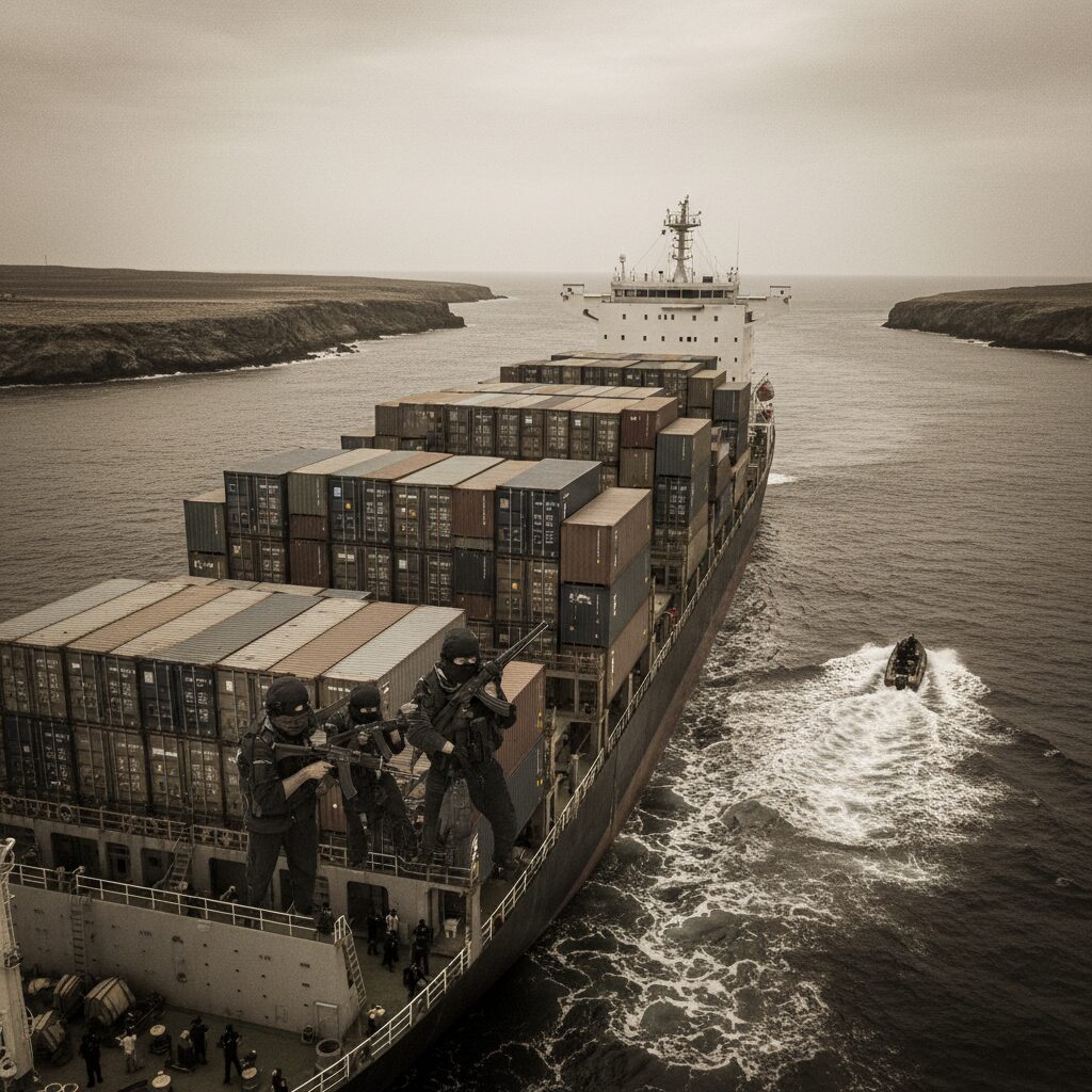 analyse détaillée du détournement d’un cargo dans le détroit stratégique de bab el-mandeb, explorant les enjeux sécuritaires et les implications géopolitiques.