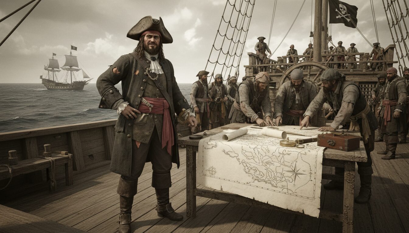 découvrez l'histoire captivante d'edward england, célèbre pirate des indes, et ses tactiques navales ingénieuses qui ont marqué la piraterie maritime.