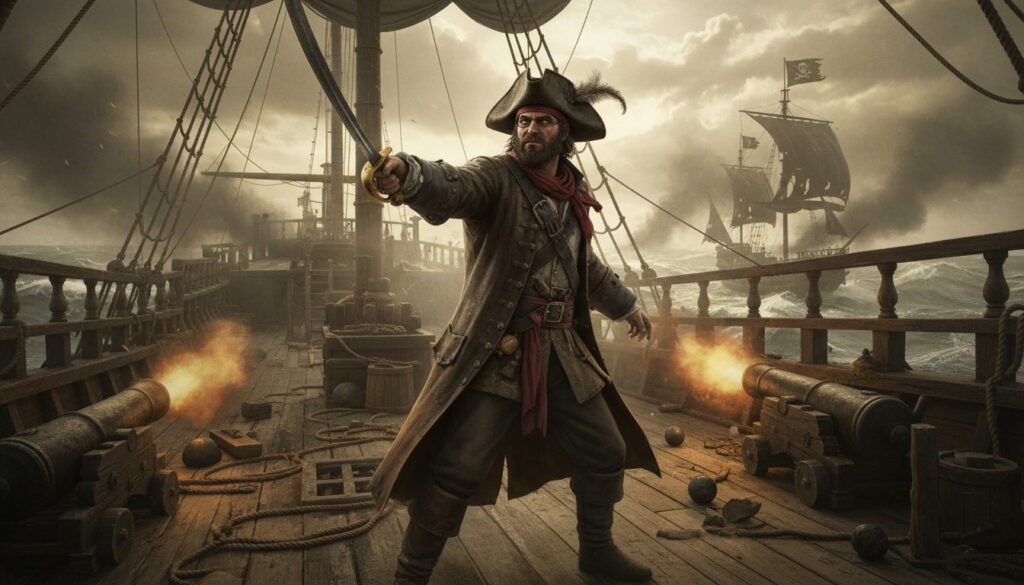 découvrez les aventures palpitantes d'henry jones, capitaine pirate légendaire, et ses affrontements épiques en mer qui défient les lois de l'océan.