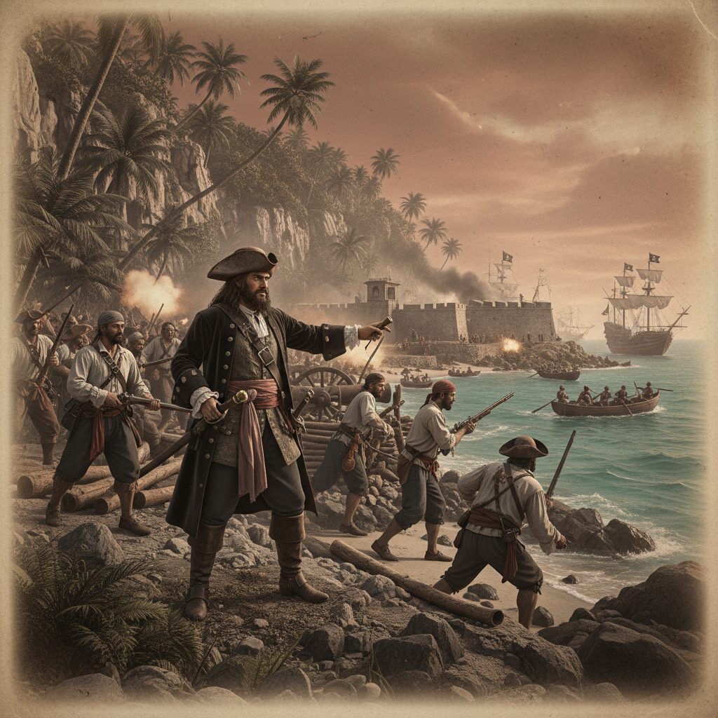 découvrez comment henry morgan a mené ses raids stratégiques sur porto rico, transformant la piraterie en une arme redoutable au 17ème siècle.
