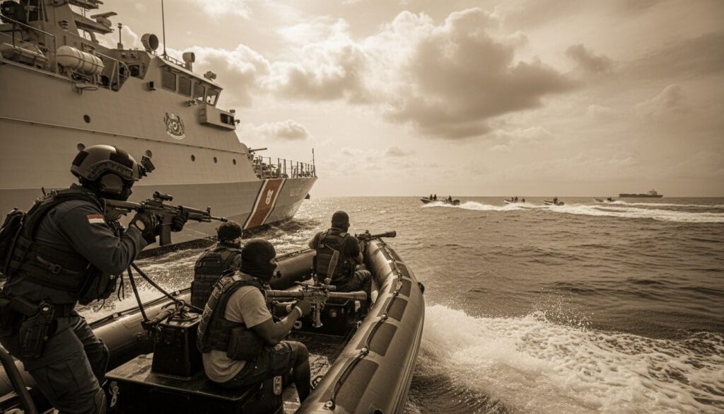 découvrez comment les garde-côtes singapouriens interviennent pour lutter efficacement contre les attaques de pirates modernes, assurant la sécurité maritime dans la région.