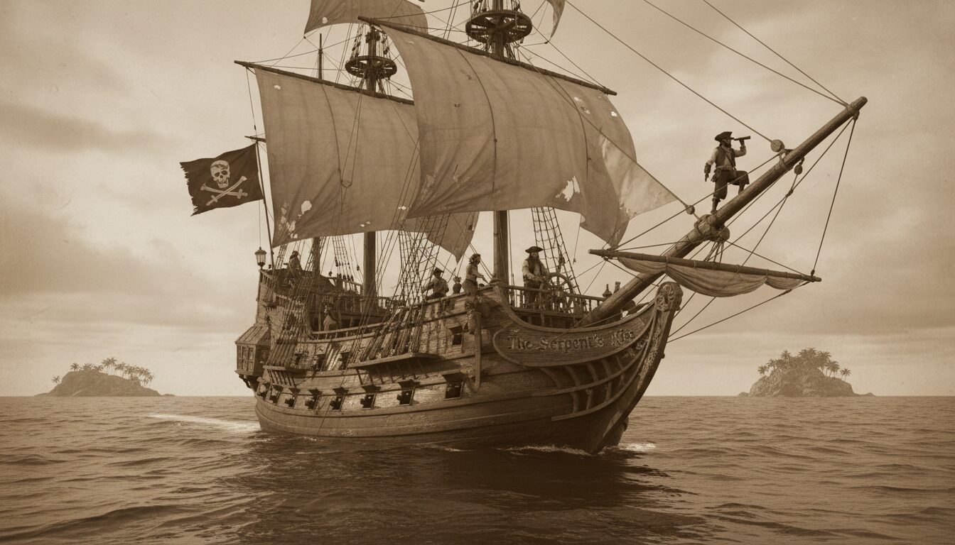 découvrez les aventures palpitantes de jacques l'affreux, flibustier de renom, dans sa chasse audacieuse aux navires espagnols en haute mer.