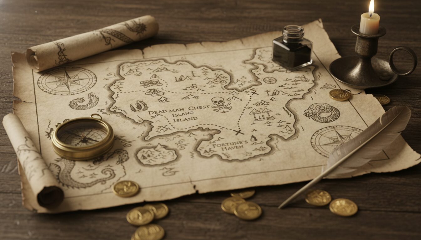 découvrez le mystère des cartes au trésor du capitaine william fly et embarquez pour une aventure fascinante à la recherche de richesses cachées et de secrets enfouis.