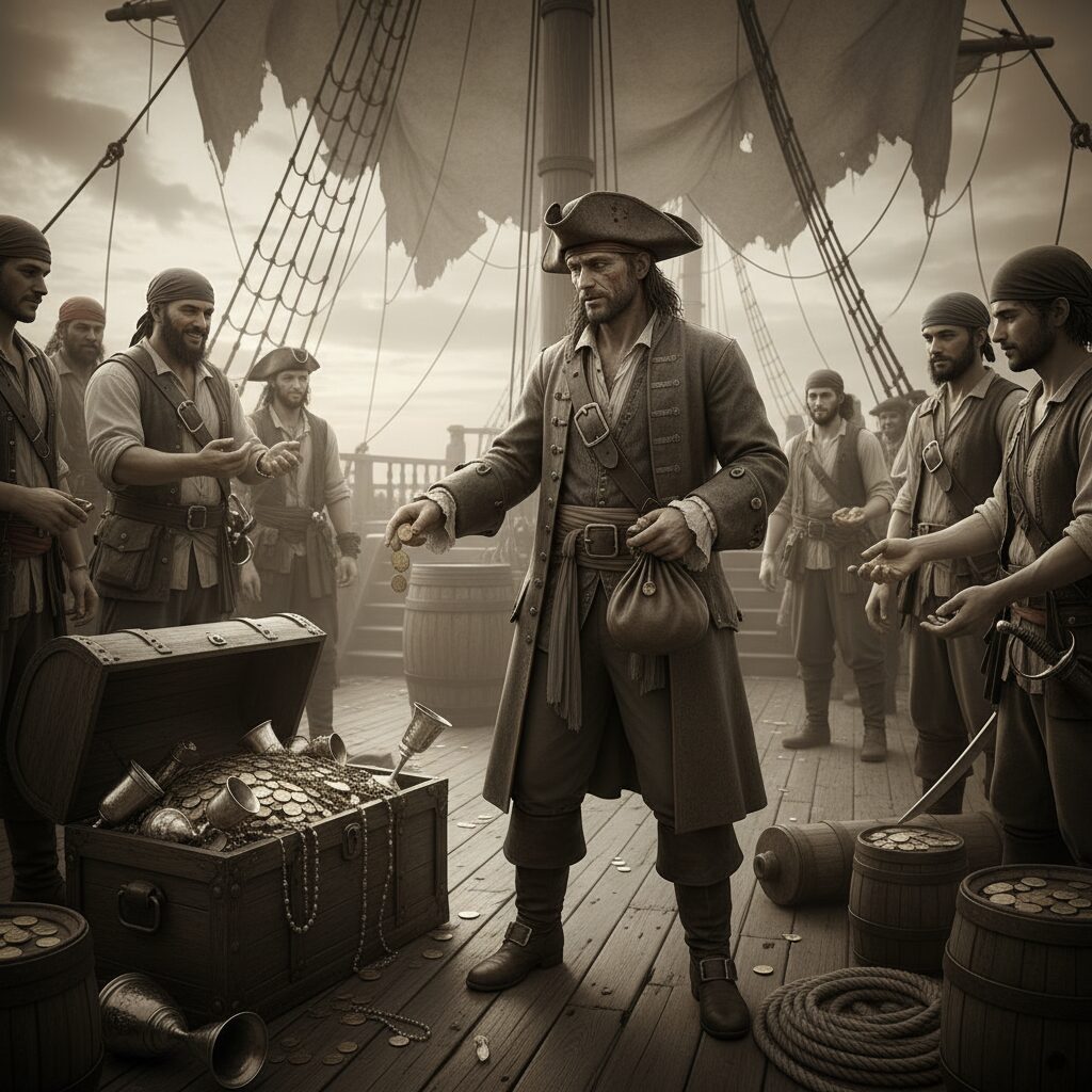 découvrez le rôle essentiel du quartier-maître dans la gestion efficace du butin, garantissant organisation et redistribution équitable des ressources.