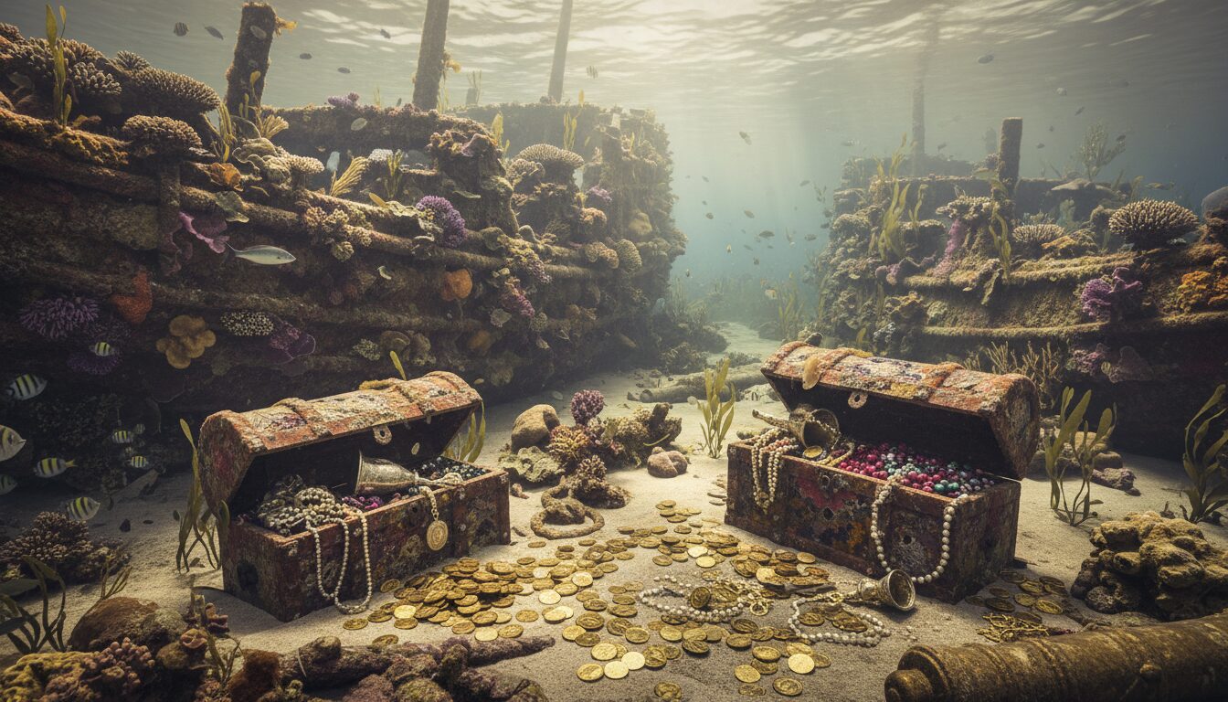 découvrez le mystère du trésor englouti de la flotte espagnole de 1715, une aventure historique pleine de richesses cachées et de secrets sous-marins.