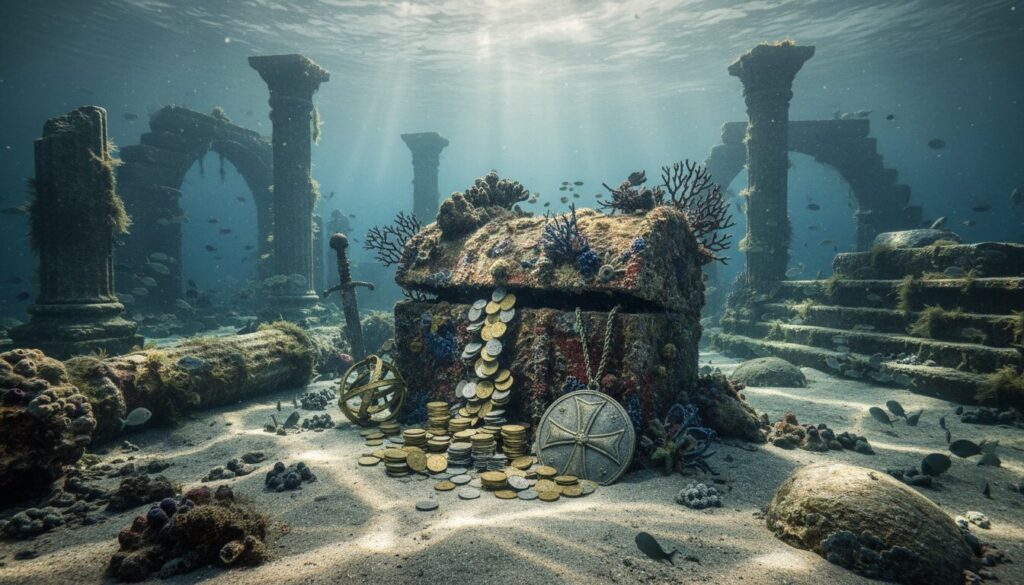 découvrez l'énigme du trésor des templiers enfoui sous la mer et explorez les mystères fascinants de cette légende historique pleine de secrets et d'aventures.