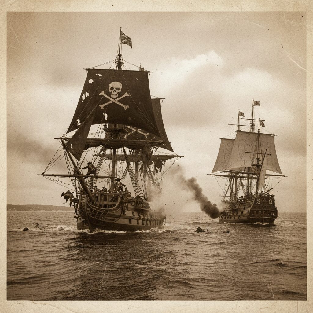 découvrez les batailles navales emblématiques du xviiie siècle entre les pirates audacieux et la marine royale britannique, révélant des stratégies, affrontements et légendes maritimes passionnantes.