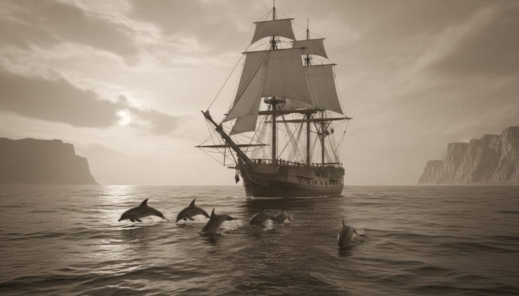découvrez les croyances fascinantes sur les dauphins porte-bonheur en haute mer et leur rôle dans les traditions maritimes.