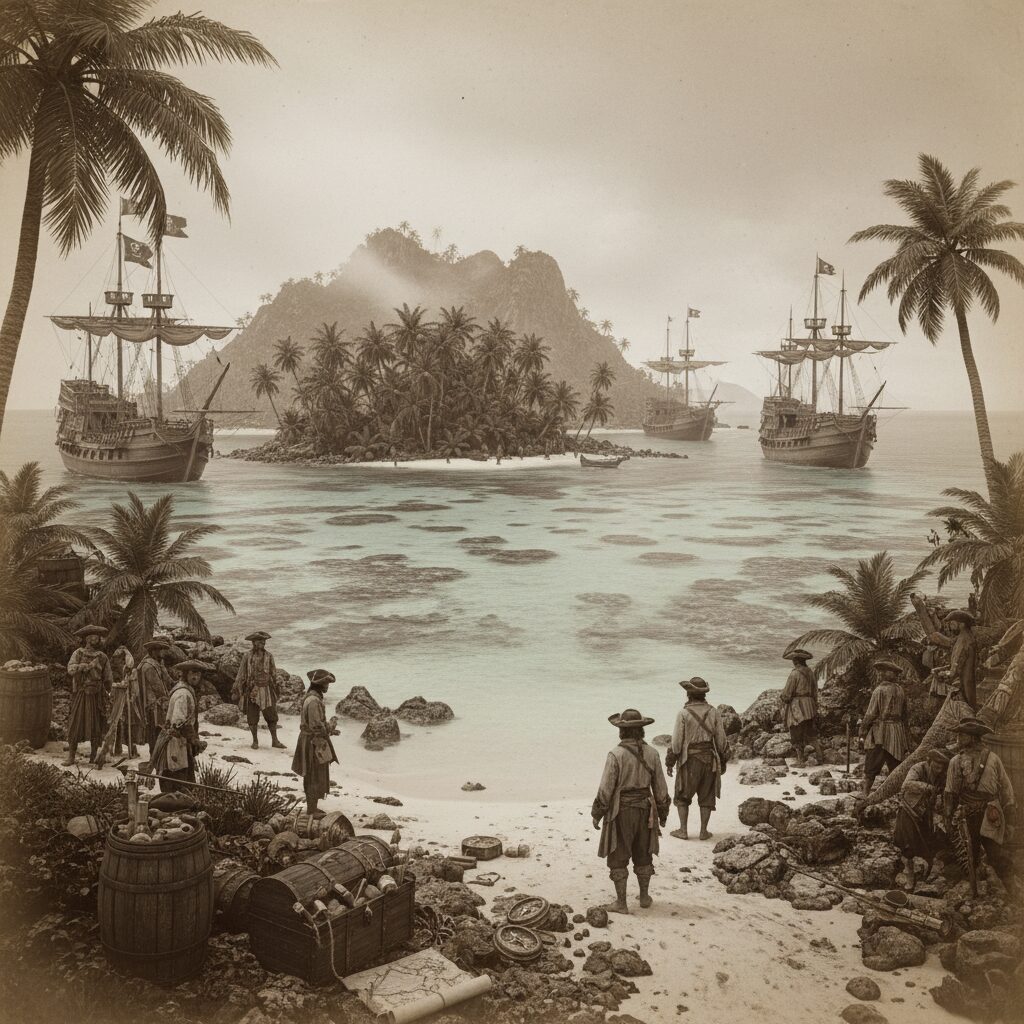 découvrez comment les récifs et archipels du pacifique ont servi de refuges stratégiques pour les pirates au xixe siècle, offrant cachettes et avantages géographiques dans leurs activités maritimes.