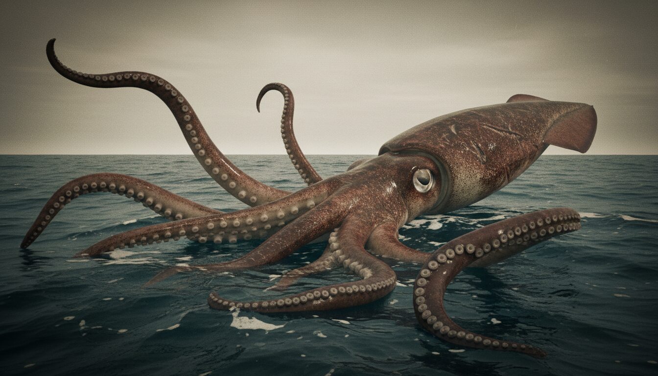 découvrez les récits authentiques du calmar géant dans l'océan atlantique, explorant ses mystères et ses rencontres fascinantes.