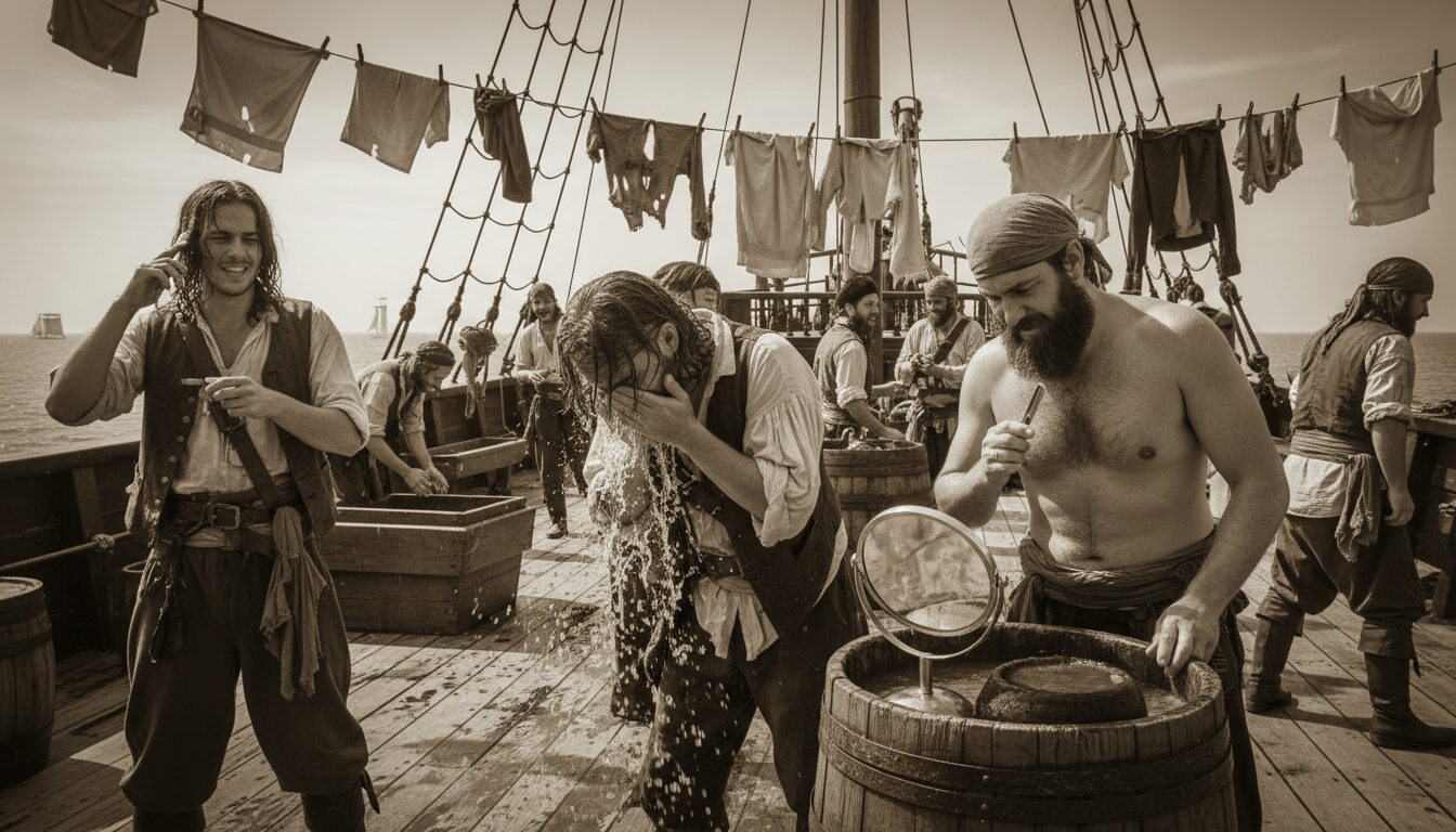 découvrez les pratiques d’hygiène corporelle et les rituels de toilette en mer chez les pirates, pour comprendre comment ils restent propres malgré les conditions difficiles à bord.