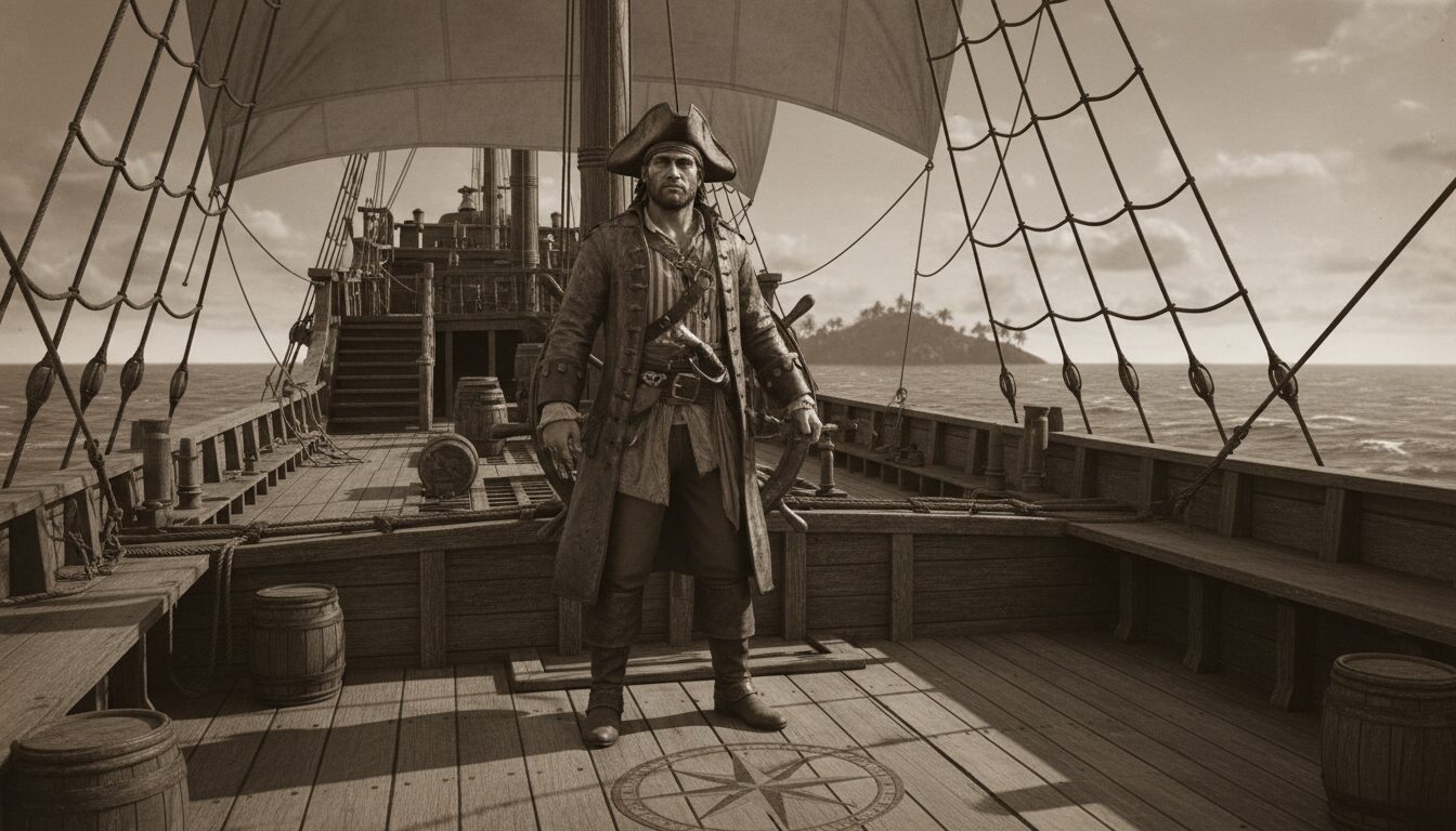 découvrez la réinterprétation captivante du corsaire dans la série netflix 'pirates du carrefour', un mélange unique d'aventure et de mystère en haute mer.