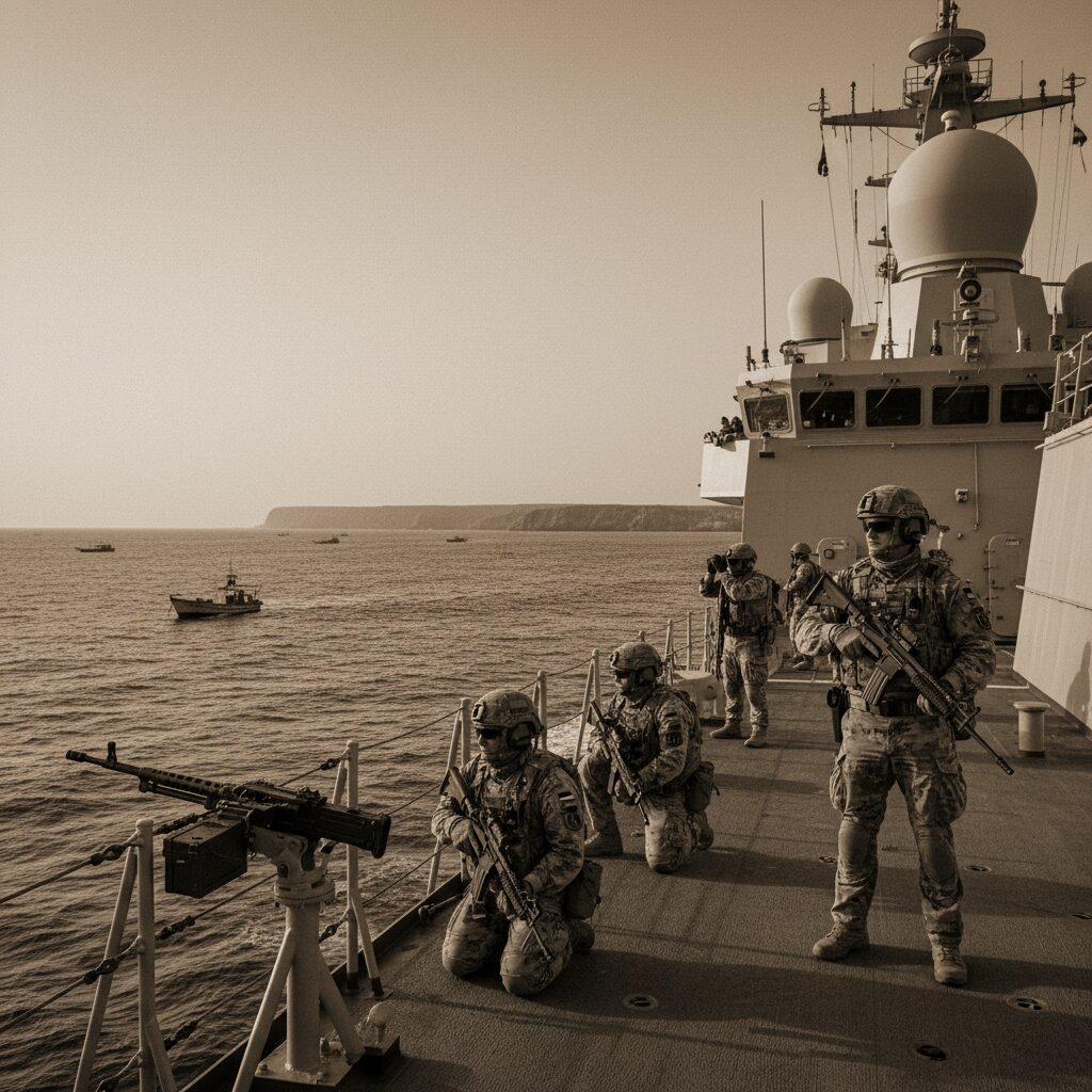 découvrez le rôle crucial des forces spéciales allemandes dans les opérations anti-piraterie au large des côtes africaines, assurant la sécurité maritime et la lutte contre les menaces en haute mer.