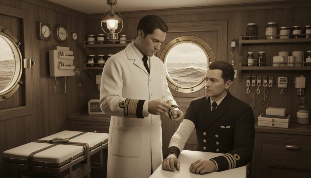 découvrez le rôle essentiel du chirurgien de bord et les soins médicaux prodigués en mer pour assurer la santé et la sécurité des équipages et passagers.