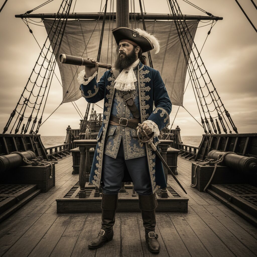 découvrez l'extraordinaire histoire de stede bonnet, l'excentrique gentleman qui a troqué sa vie confortable pour devenir un pirate célèbre et redouté des mers.