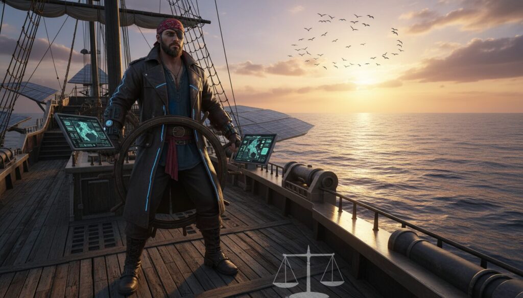 découvrez comment le capitaine tonz explore les liens profonds entre la mer, la quête de liberté et les questions éthiques dans 'pirates contemporains'.