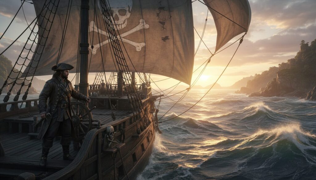 préparez-vous à embarquer avec skull & bones qui met les voiles et lance un appel vibrant aux pirates en quête d'aventures en haute mer.