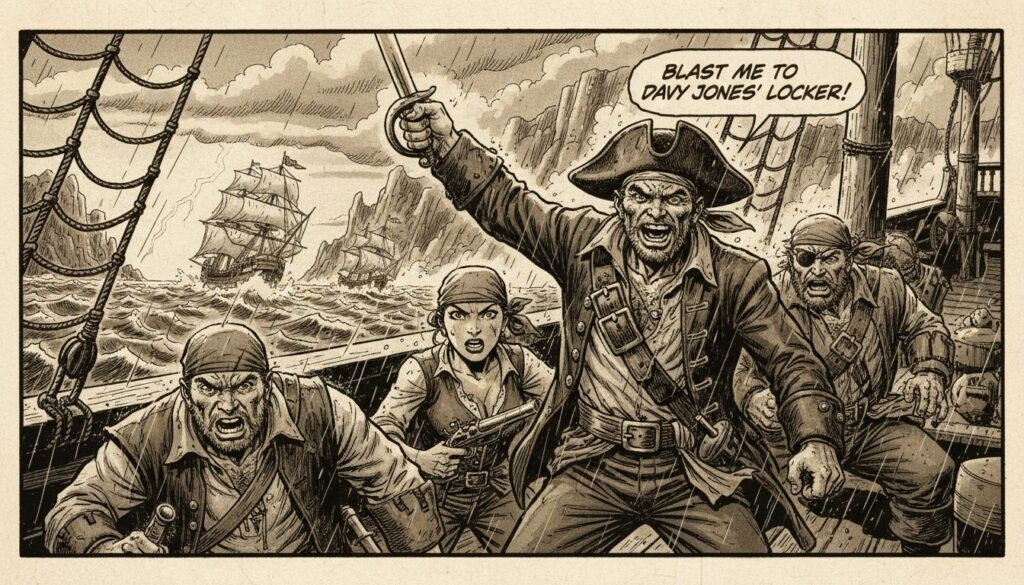 analyse approfondie de la représentation de la piraterie sanguinaire dans le comic black oracle, explorant ses thèmes, personnages et impact narratif.