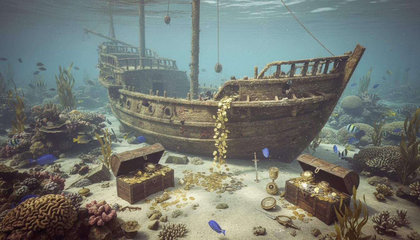 découvrez le mystère fascinant du trésor englouti de la sainte-marie, une aventure pleine d'énigmes et de découvertes sous-marines.