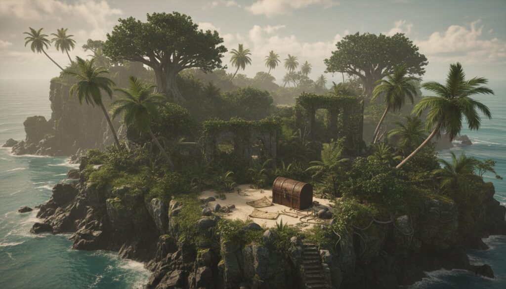 découvrez l'île de lost treasure et plongez dans ses histoires mystérieuses pleines d'aventures, de trésors cachés et de légendes fascinantes.