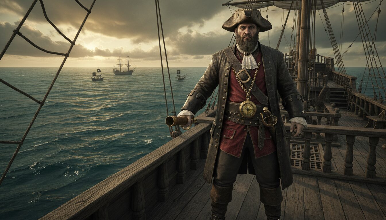 découvrez le rôle fascinant de john higgins, pilote et capitaine pirate des indes, dans ses aventures maritimes et ses exploits légendaires.