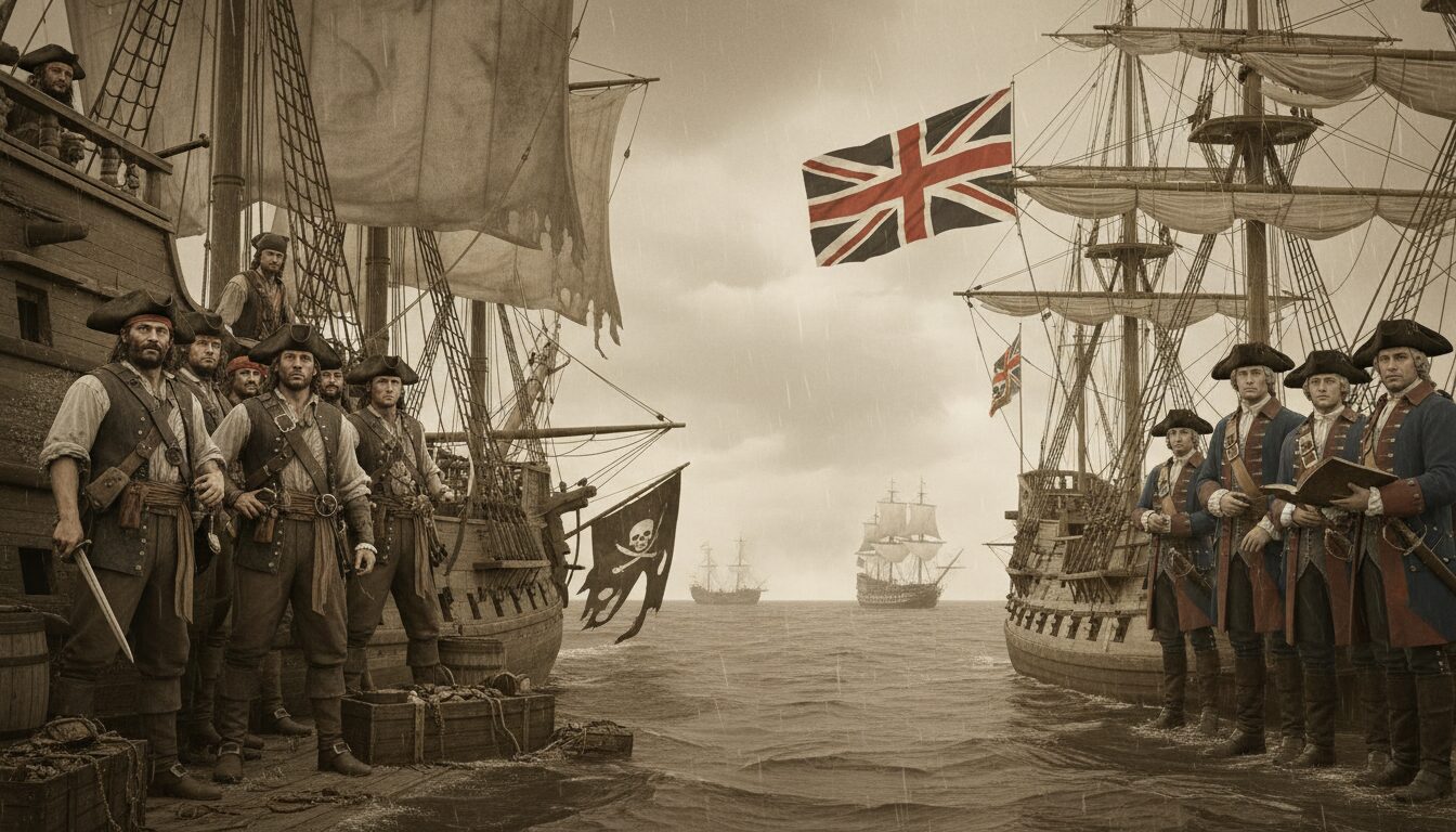 découvrez la distinction entre pirates et corsaires selon les législations du xviie siècle, une période clé de l'histoire maritime.