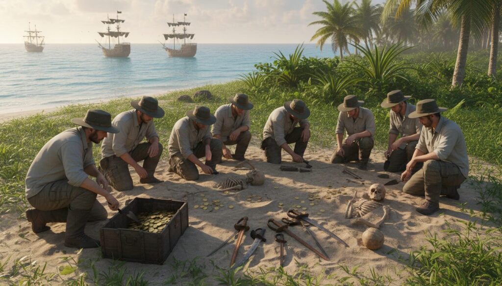partez en expédition archéologique à sainte-marie, madagascar, pour explorer les mystères fascinants des pirates et découvrir leur histoire et trésors cachés.