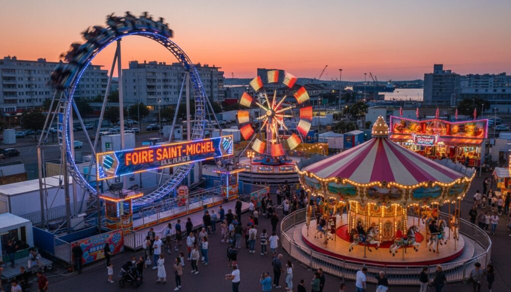 découvrez le lancement de la foire saint-michel au havre avec trois manèges inédits. plongez dans une aventure unique et vivez des moments inoubliables cette année.